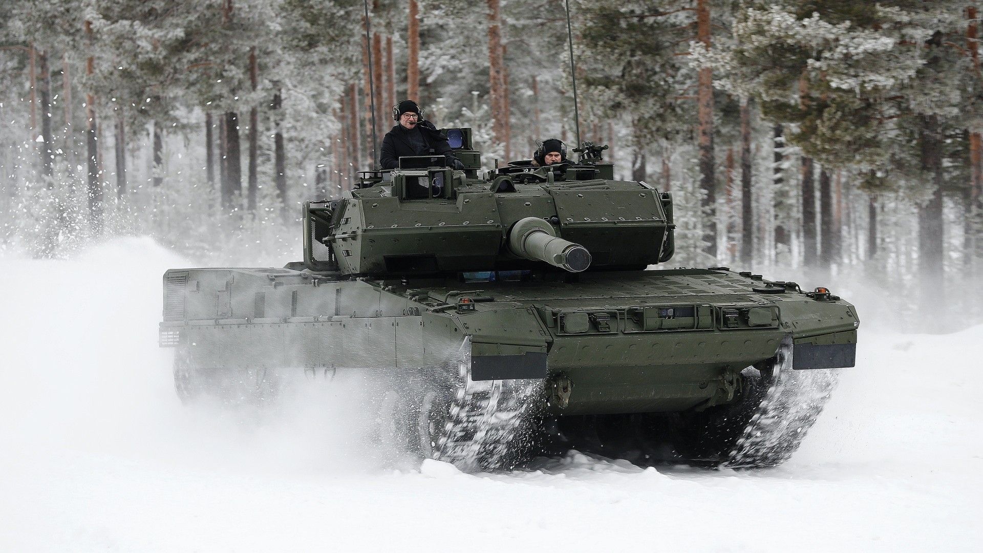 Norge derimot med Leopard 2A8