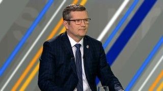 Marcin Bosacki, przewodniczący senackiej komisji nadzwyczajnej ds. Pegasusa, podczas programu w TVN24.