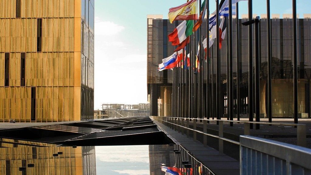 Budynek Trybunału Sprawiedliwości Unii Europejskiej w Luksemburgu.