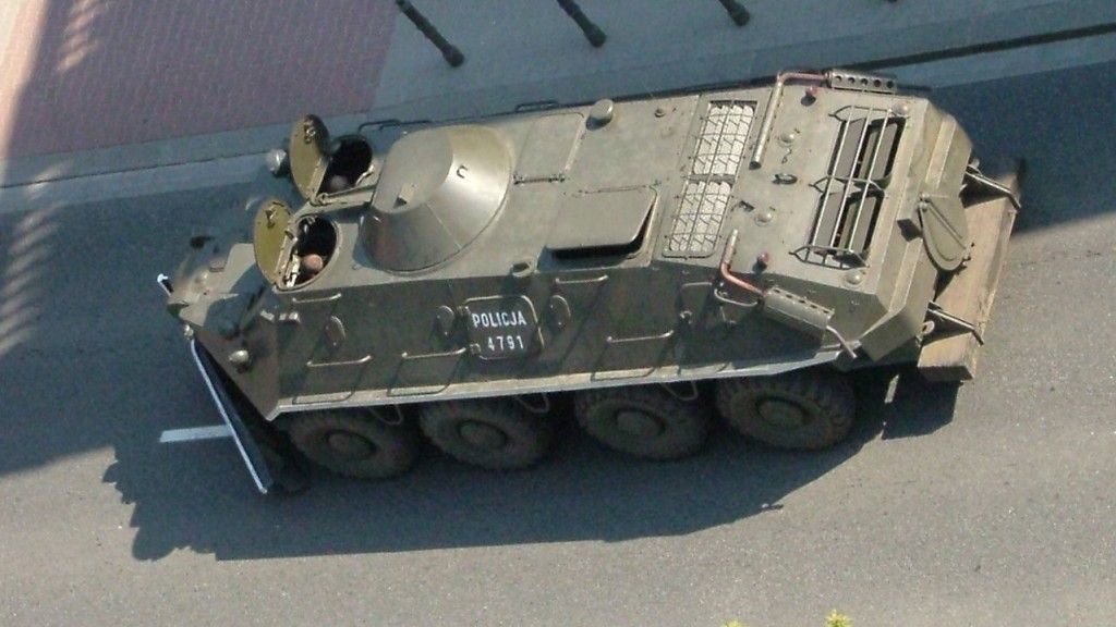 BTR-60PB policja Warszawa