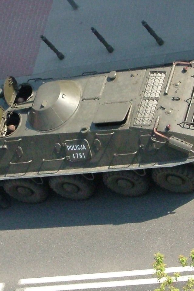 BTR-60PB policja Warszawa