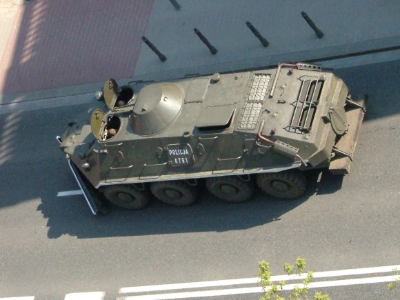 BTR-60PB policja Warszawa