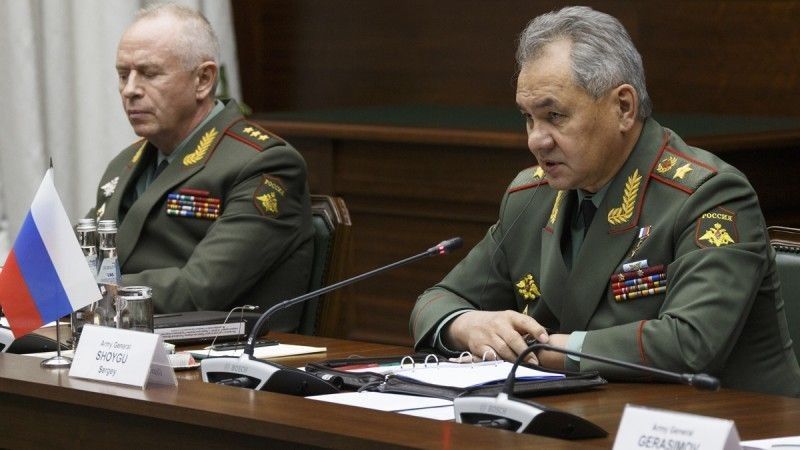 Generał armii Siergiej Szojgu, minister obrony Federacji Rosyjskiej
