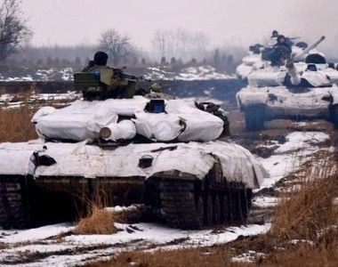 Czołgi T-64 na wschodzie Ukrainy