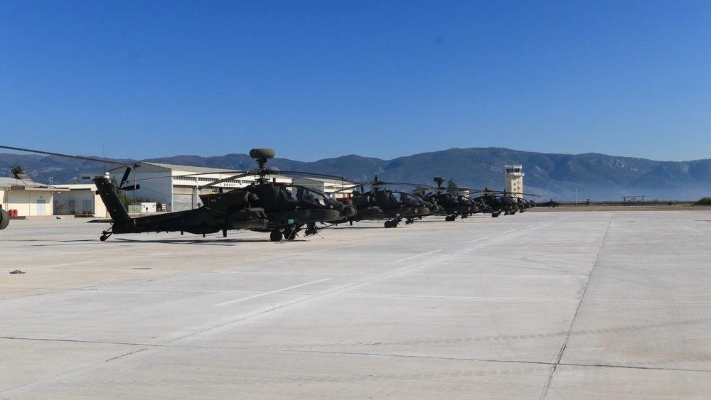 AH-64E w greckiej bazie Stefanovikeio