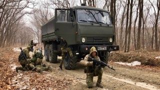 Rosyjski Specnaz i Kamaz