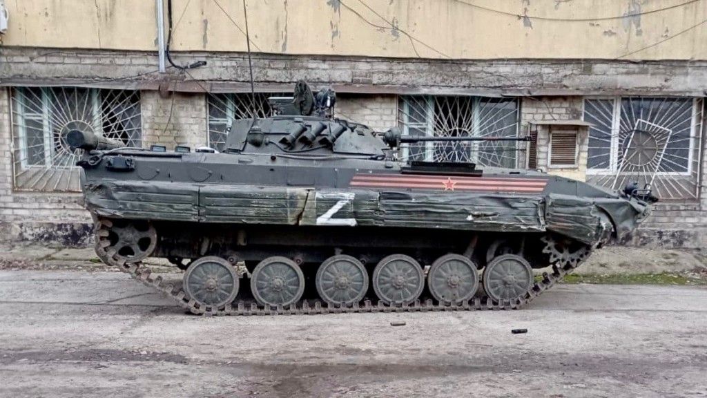 Rosyjski BMP-2 w Ukrainie
