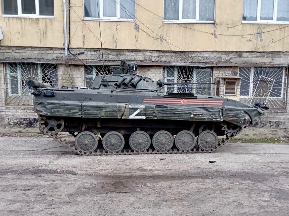 Rosyjski BMP-2 w Ukrainie