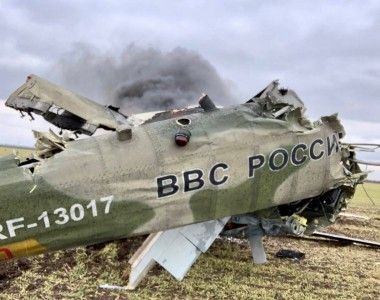 Mi-24P Rosja wrak
