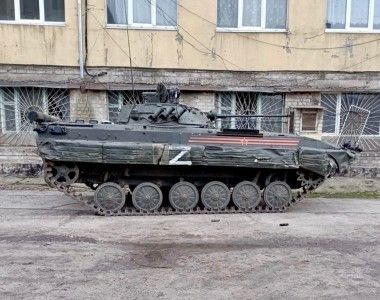 Rosyjski BMP-2 w Ukrainie