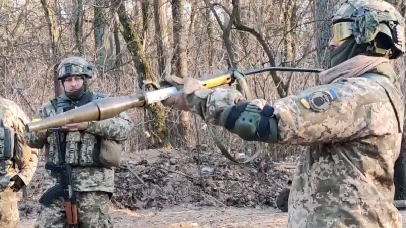 Szkolenie z obsługi RPG-76 Komar na Ukrainie