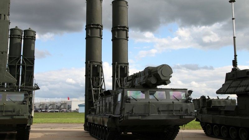 Elementy rosyjskiego zestawu S-300W.