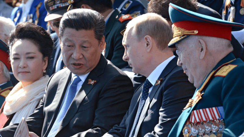Xi Jinping i Władymir Putin