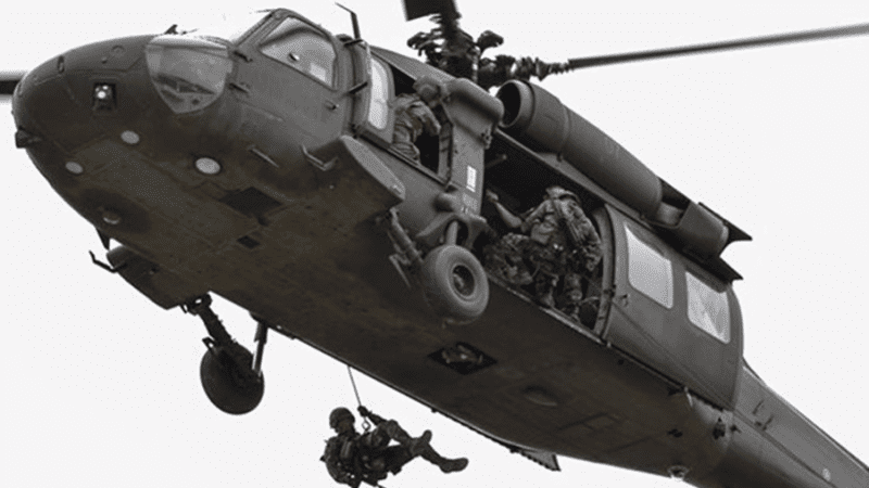 UH-60 Black Hawk integrated with DIRCM