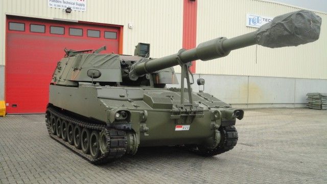 Wycofana belgijska samobieżna haubica M109A4
