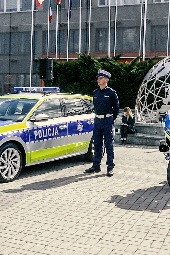 nowe oznakowanie flota policja Kielce Polsecure
