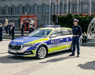 nowe oznakowanie flota policja Kielce Polsecure