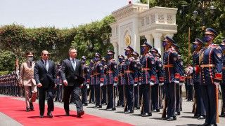 Prezydent Andrzej Duda z prezydentem Egiptu Abd al-Fattahem as-Sisim