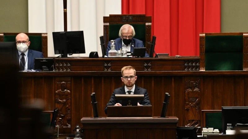 Wiceminitser finansów Piotr Patkowski.