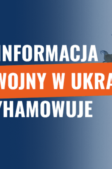 Dezinformacja na temat wojny w Ukrainie powoli wyhamowuje
