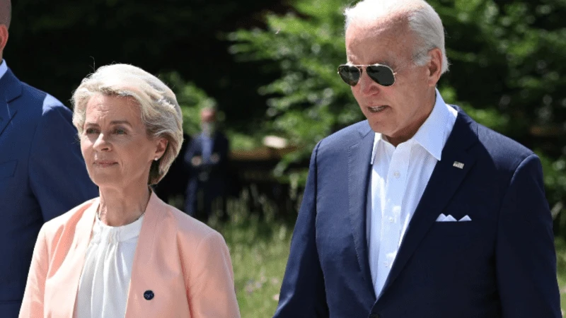 Przewodnicząca KE i prezydent USA