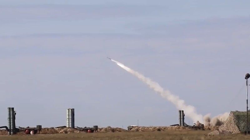 Ukraińskie wyrzutnie rakiet przeciwlotniczych S-300
