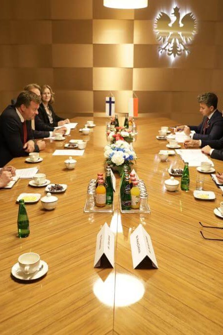 spotkanie ministrów polski i Finlandii