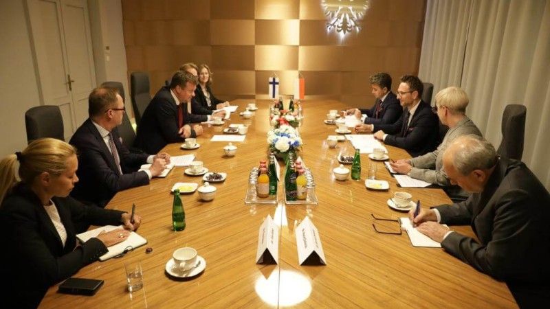 spotkanie ministrów polski i Finlandii