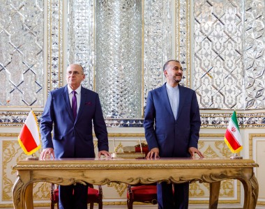minister spraw zagranicznych Zbigniew Rau w Iranie