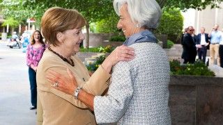 christine lagarde angela merkel