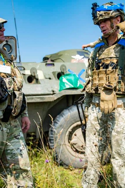 Amerykańskie szkolenia dla żołnierzy z Ukrainy, 2021 r.