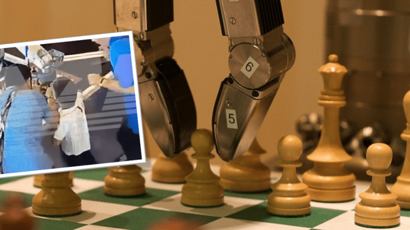 robot szachy