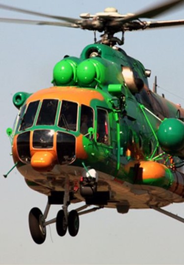 Mi-171E w barwach MSW Kazachstanu - fot. Russian Helicopters