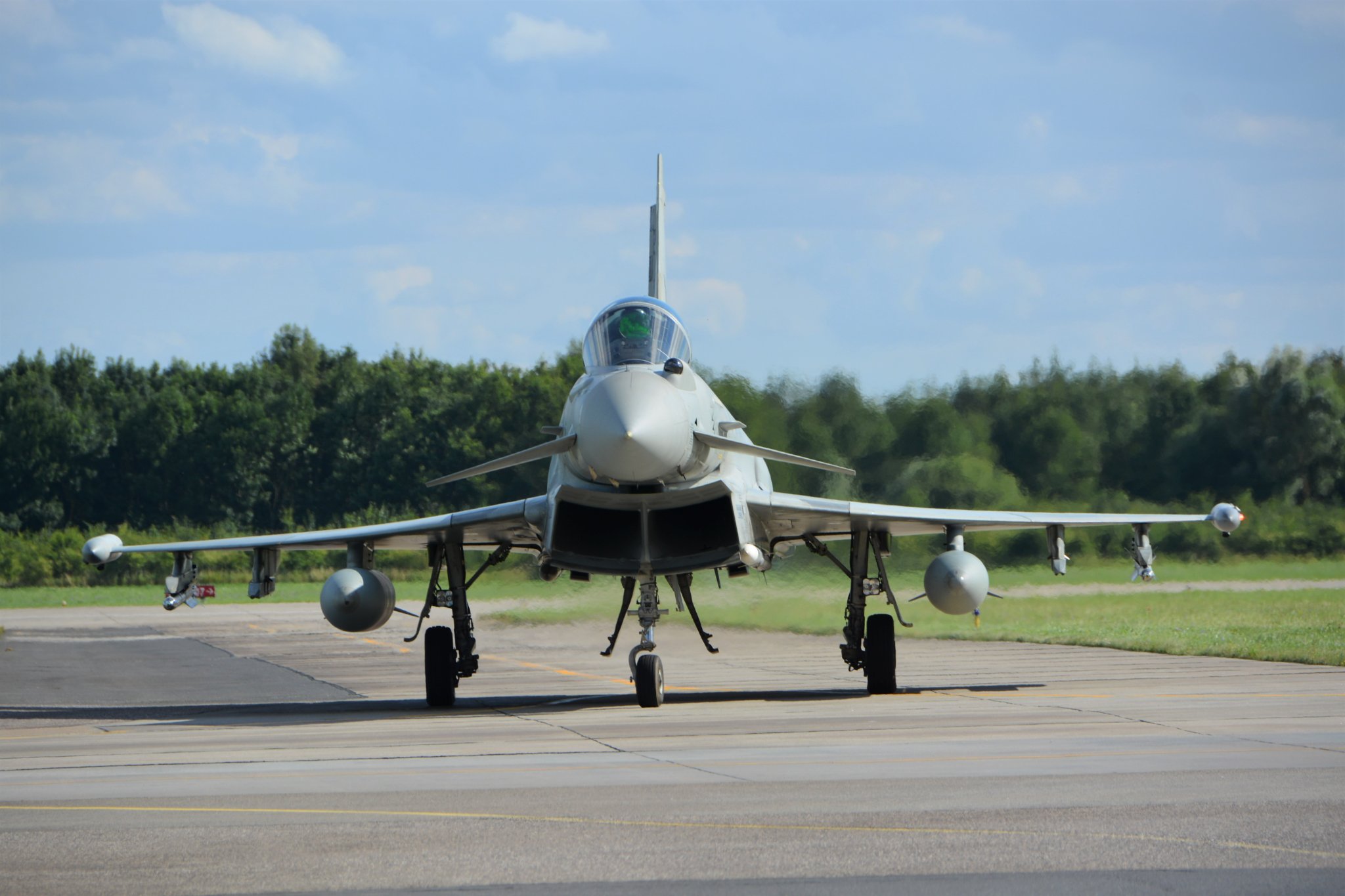 Eurofighters will take off from a Polish road
