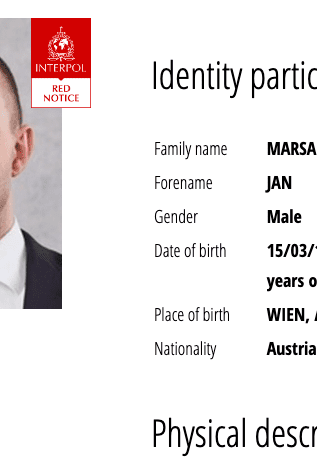Jan Marsalek Interpol