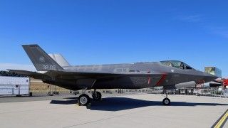 Italian Stormo 31 F-35 was the only jet as such presented during ILA 2022.