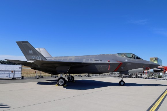 Italian Stormo 31 F-35 was the only jet as such presented during ILA 2022.