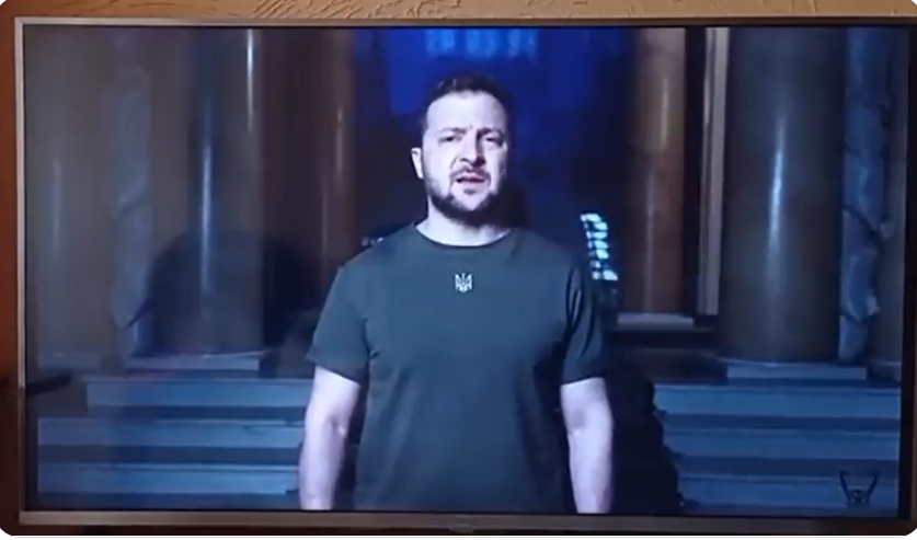 Ukraińscy hakerzy włamali się do krymskiej telewizji. Nadali fragment przemówienia Zełenskiego