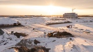 Plac budowy elektrowni jądrowej Hanhikivi.