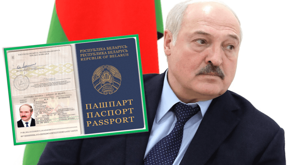 Łukaszenka paszport