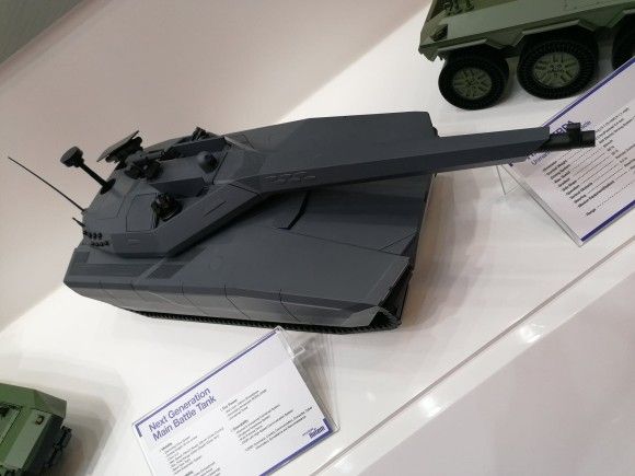 Czołg podstawowy nowej generacji K3 (wizualizacja)