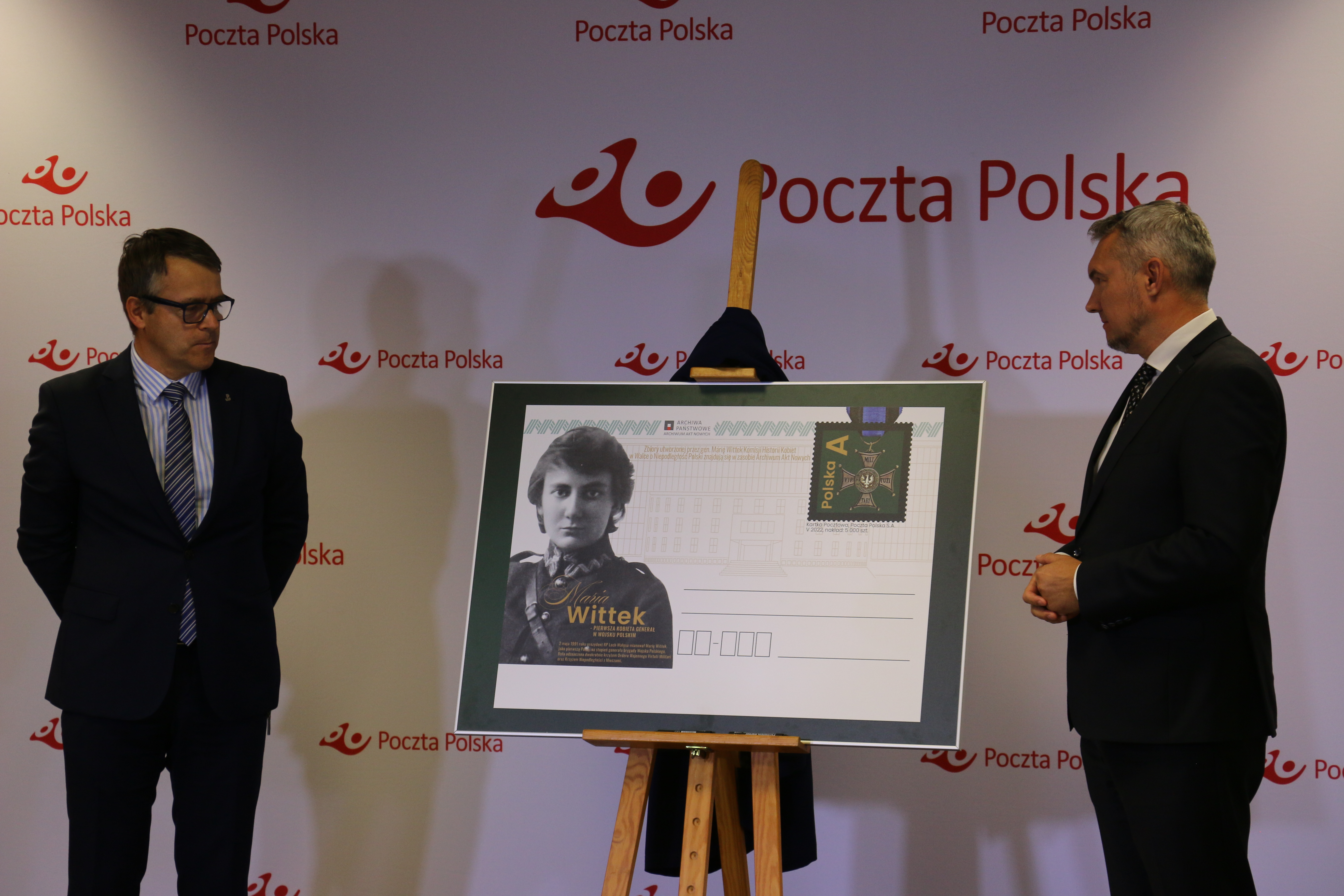 Poczta prezentuje kartkę poświęconą kobiecie- generałowi WP