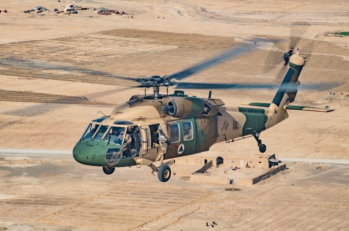 Talibsi Black Hawk rozbił się w Kabulu