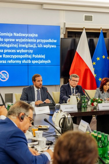 Delegacja komisji śledczej ds. Pegasusa w PE odwiedziała Senat