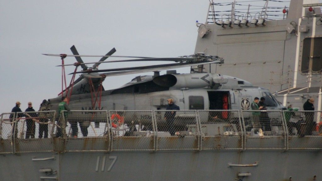 Śmigłowiec MH-60R Seahawk z 79.Morskiego Dywizjonu Śmigłowców Uderzeniowych.