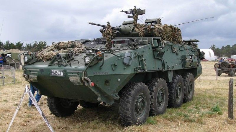Chile zakupiło łącznie 22 kołowe bojowe wozy piechoty NZLAV.