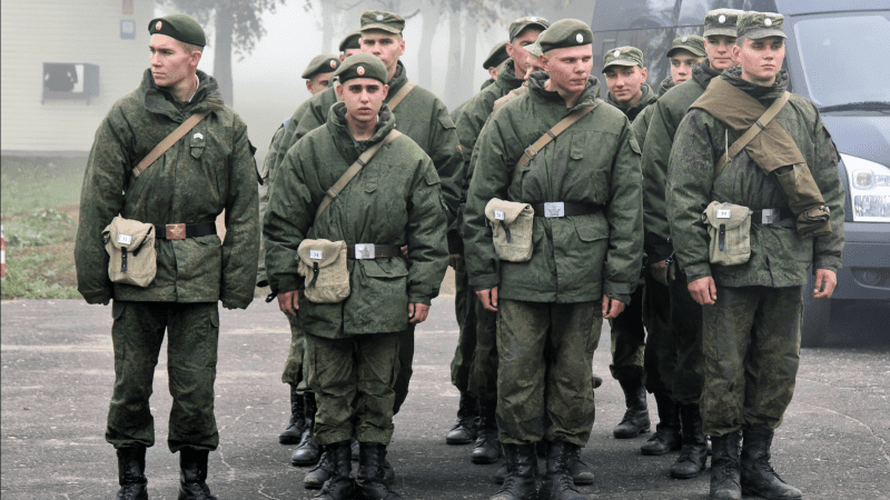 Rosyjscy żołnierze w 2011 roku