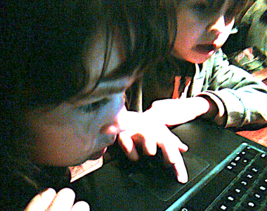 dzieci komputer