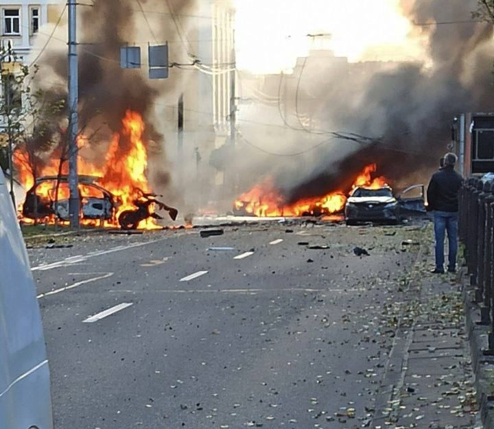 Ostrzał Kijowa i i innych miast Ukrainy