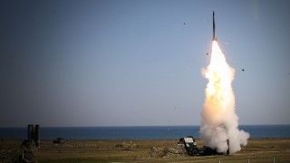 Slovak S-300PMU system during an exercise. These systems have recently been delivered to Ukraine.